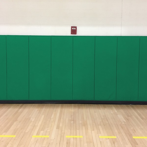2' X 7' X 2" Medium Firm Indoor Wall Pad - Kelly Green