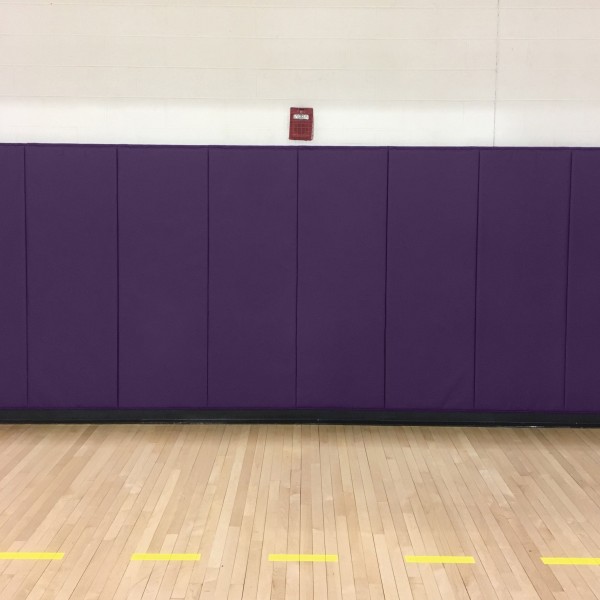 2' X 5' X 2" Medium Firm Indoor Wall Pad - Purple