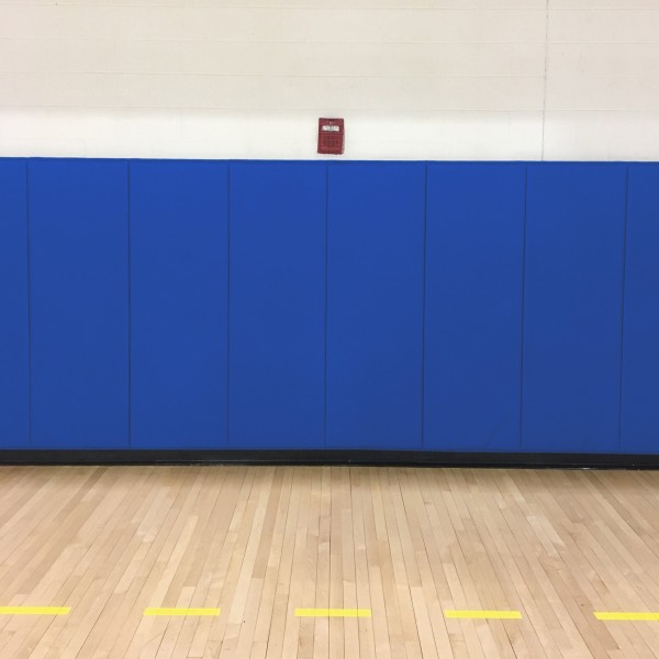 2' X 5' X 2" Medium Firm Indoor Wall Pad - Royal Blue
