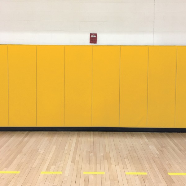 2' X 5' X 2" E-84 Class A FR Indoor Wall Pad - Yellow