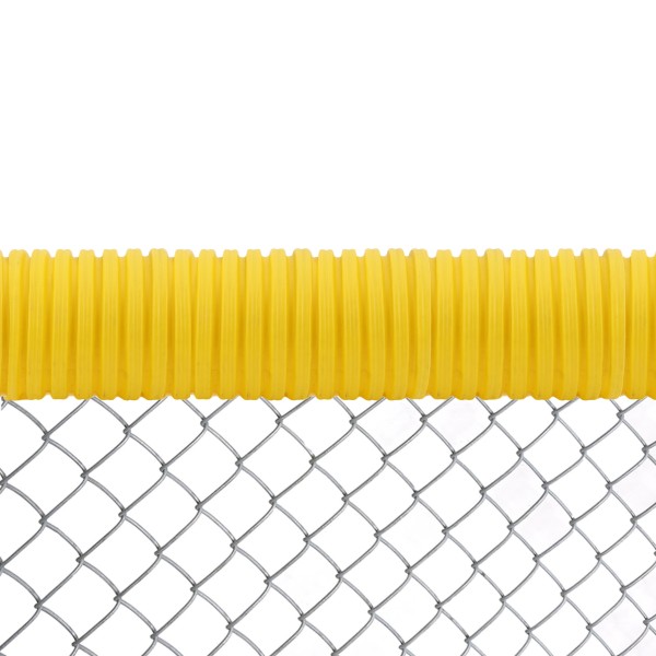 FenceCrown 250' Roll Of Baseball Field Chain Link Fence Topper (Yellow)