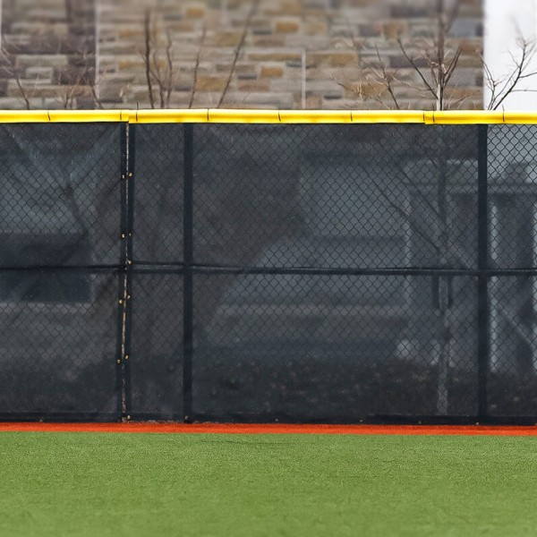 FenceMate Solid Vinyl Windscreen 6 ft. High x 90 ft. Long (Black) - VCP1800-6H