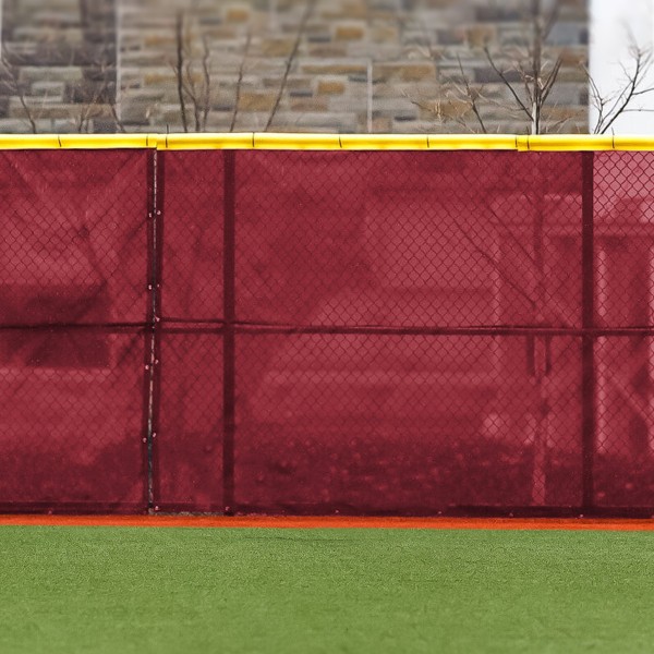 FenceMate Solid Vinyl Windscreen 9 ft. High x 60 ft. Long (Red) - VCP1800-9H
