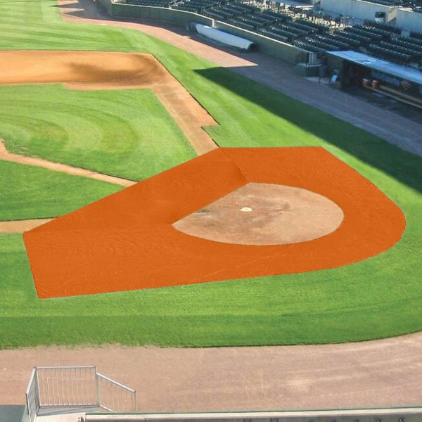 FieldSaver 2 Pc Batting Practice ArmorMesh Field Protector Collar - Orange