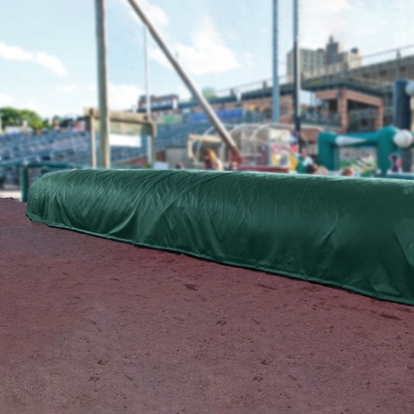 FieldSaver Infield Storage Cover for 40' Roller, 18 oz Vinyl - Maple Green