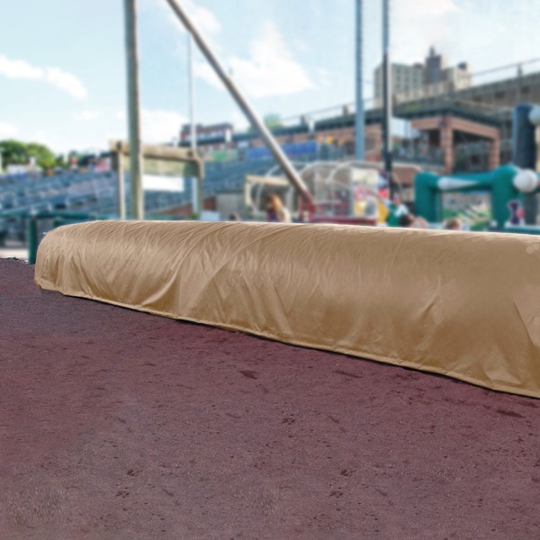 FieldSaver Baseball Infield Storage Cover for 30' Roller (18 oz Vinyl) - Tan