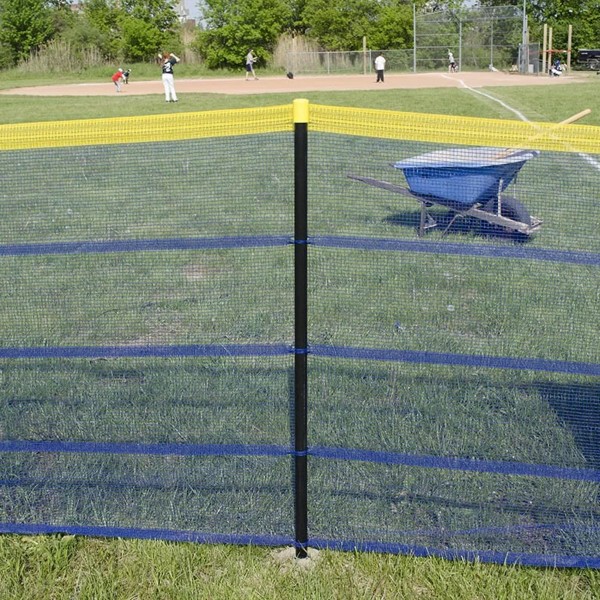 GS103 - Grand Slam Fencing Standard Package 4' x 150' Fence - 10' Intervals
