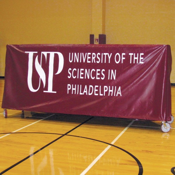 GymGuard One-Sided Custom Printed Vinyl Rack Cover for Gym Floor Roller Racks
