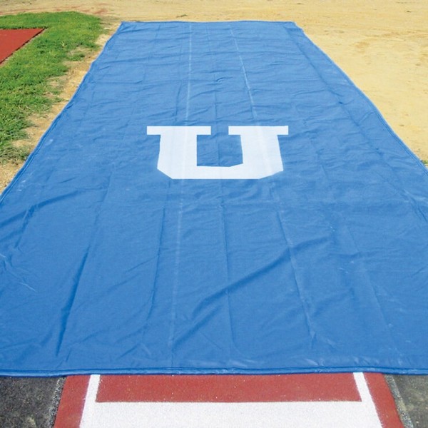 FieldSaver 12' x 30' Weighted 18oz Solid Vinyl Long Jump Pit Cover