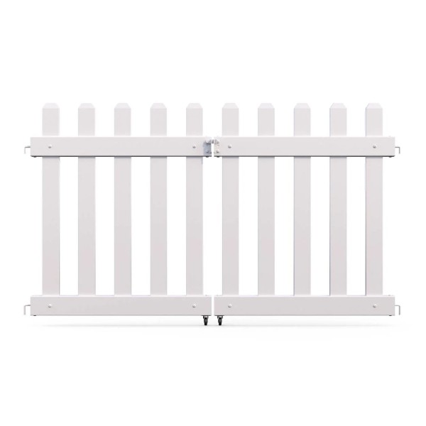 Mod-Fence 6ft Center-Open Picket Fence Gate Panel | Flat Pack Shipping