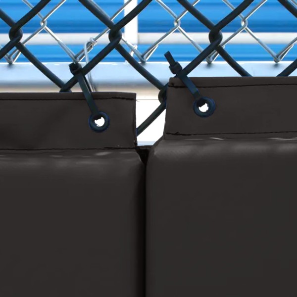 Nissen EnviroSafe 2' x 12' Backstop Padding for Baseball & Softball Fields - Black