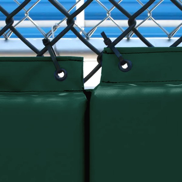 Nissen Envirosafe 2' x 8' Custom Printed Folding Baseball Backstop Pad - Maple Green
