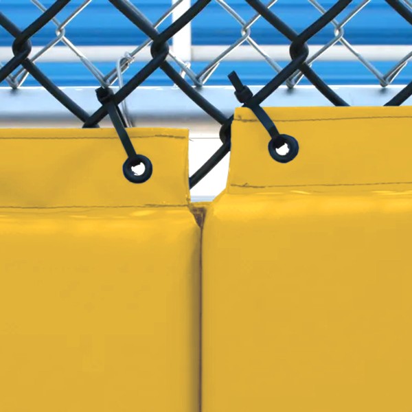 2' X 6' Folding Backstop Pad - Yellow