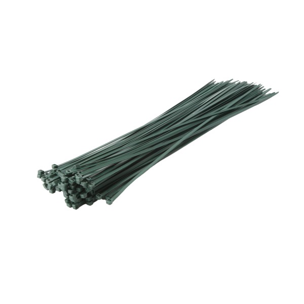 SafeFoam 19" Zip Ties For Baseball Fence Topper (Green)