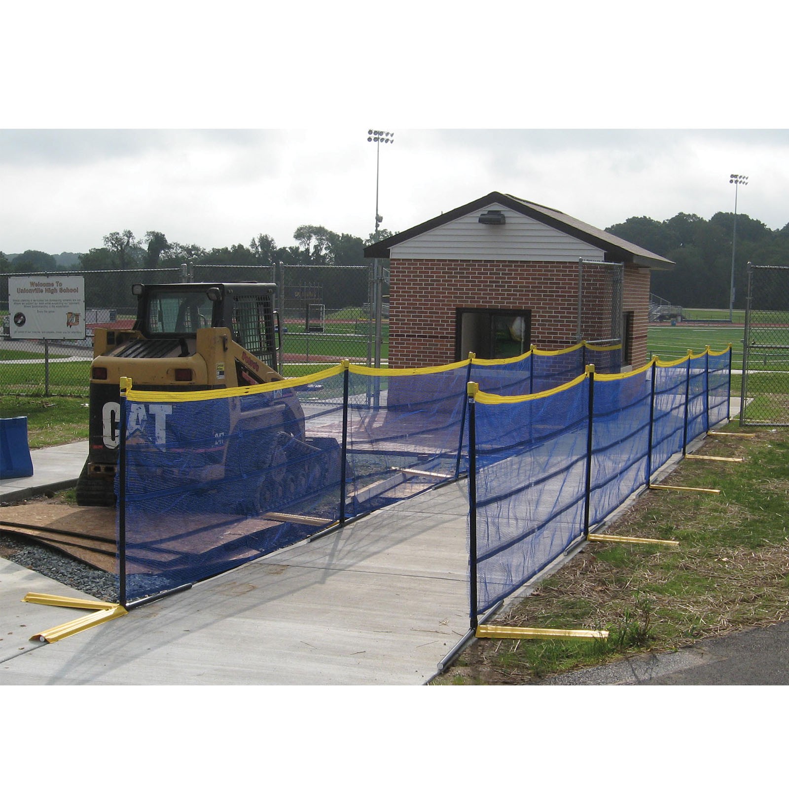Above Ground Temporary Grand Slam Baseball Fencing Package 4' x 471' Fence  - 10' Intervals