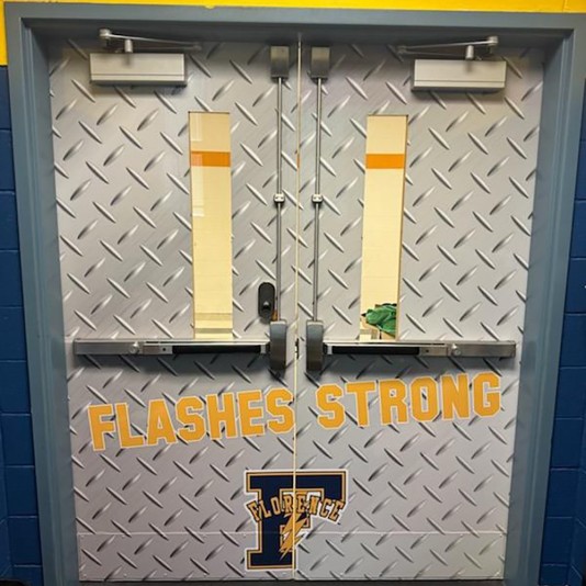 CoverSports Door Skin Graphic Decal w/ Phototex - Custom Size & Printing