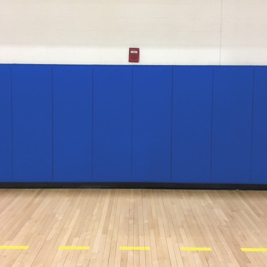 2' X 6' X 2" E-84 Class A FR Indoor Wall Pad - Royal Blue