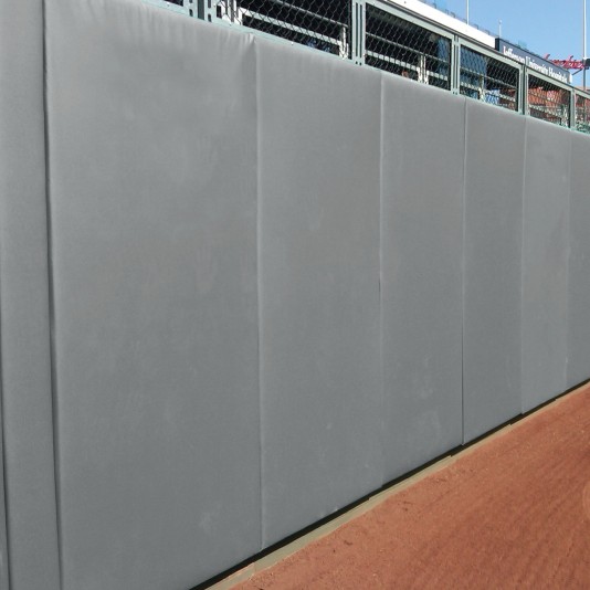 EnviroSafe Stadium Padding 4" Thick (Flex-Firm Foam) (4' x 6') - Gray