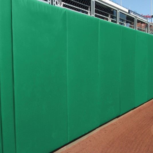 EnviroSafe 3" Thick Flex-Firm Foam Outfield Wall Stadium Padding - Custom Printing, Color, & Sizing