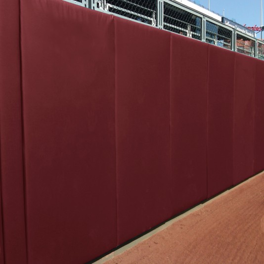 EnviroSafe Stadium Padding 4" Thick (Flex-Firm Foam) (4' x 6') - Maroon