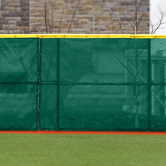 20ft L x 5ft H FenceMate Premium Baseball ArmorMesh Vinyl Coated Polyester Winscreen - Dark Green