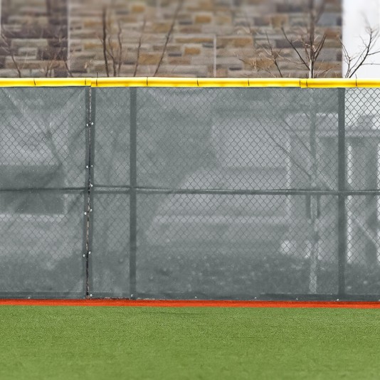 5ft L x 5ft H FenceMate Classic Baseball Vinyl Coated Polyester Winscreen - Gray