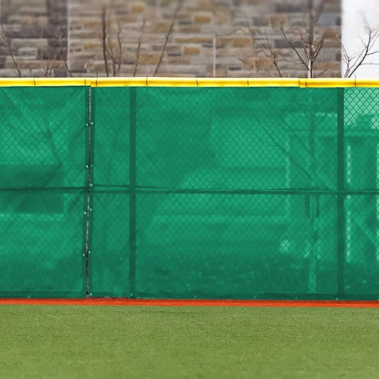 25ft L x 6ft H FenceMate Premium Baseball ArmorMesh Vinyl Coated Polyester Winscreen - Kelly Green