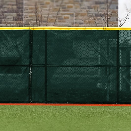 FenceMate Solid Vinyl Windscreen 6 ft. High x 55 ft. Long (Maple Green) - VCP1800-6H