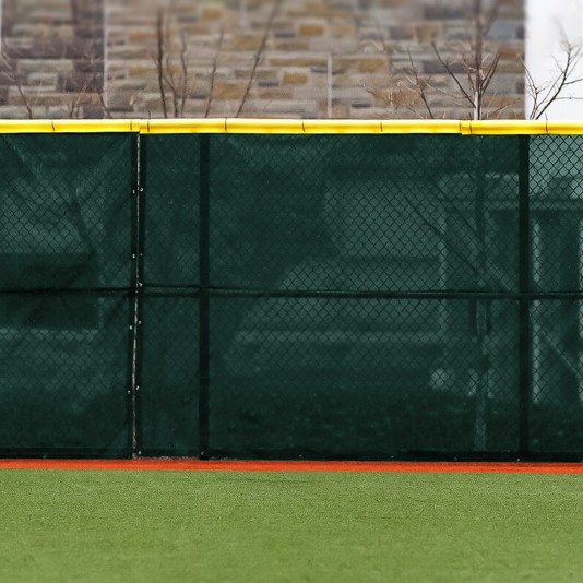 FenceMate Solid Vinyl Windscreen 5 ft. High x 5 ft. Long (Maple Green) - VCP1800-5H