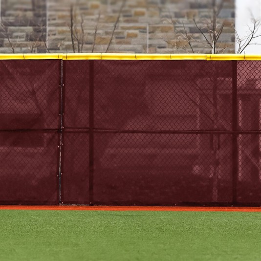 FenceMate Solid Vinyl Windscreen 5 ft. High x 5 ft. Long (Maroon) - VCP1800-5H