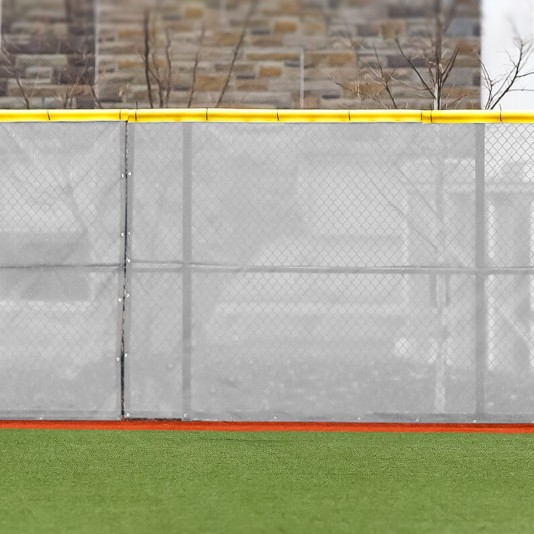 40ft L x 5ft H FenceMate Premium Baseball ArmorMesh Vinyl Coated Polyester Winscreen - White