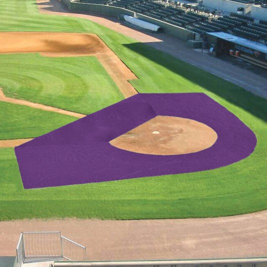FieldSaver 2 Pc Batting Practice ArmorMesh Field Protector Collar - Purple