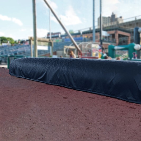 FieldSaver Infield Storage Cover, 20' Roller, 18 oz Vinyl - Navy Blue