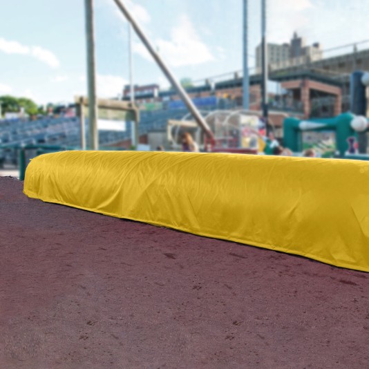 FieldSaver Baseball Infield Storage Cover for 30' Roller (18 oz Vinyl) - Yellow