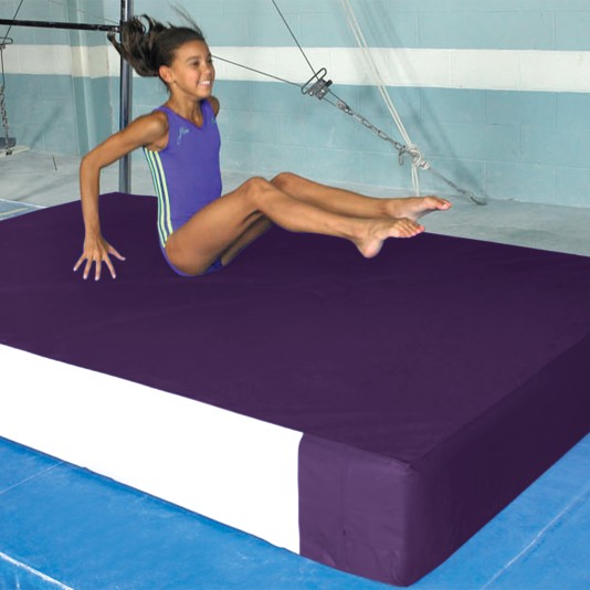 5' X 10' X 4" Safety Landing Mat - Purple