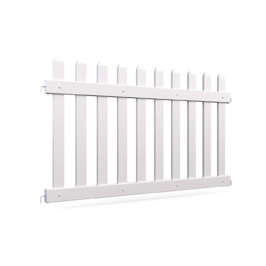 Mod-Fence 6ft Picket Fence Panel | Ships Preassembled