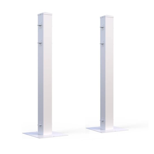 Mod-Fence Temporary Fencing 2-Way Connector Post | 2-Pack