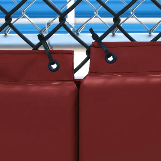 Nissen EnviroSafe 2' x 6' Backstop Padding for Baseball/Softball Fields - Maroon