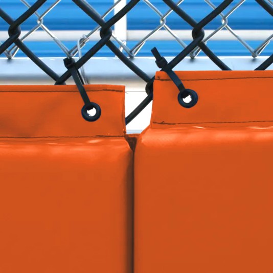 Nissen EnviroSafe 2' x 6' Backstop Padding for Baseball/Softball Fields - Orange