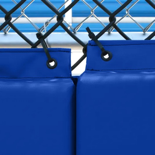 2' X 8' Folding Backstop Pad - Royal Blue