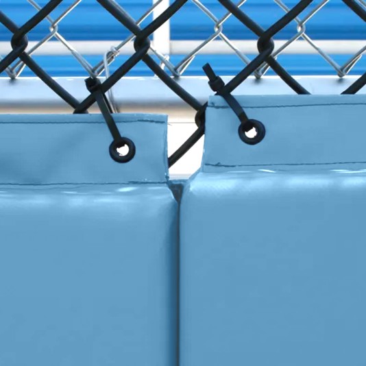 Nissen EnviroSafe 2' x 6' Backstop Padding for Baseball/Softball Fields - Sky Blue