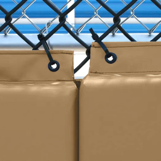 Nissen EnviroSafe 2' x 6' Backstop Padding for Baseball/Softball Fields - Tan