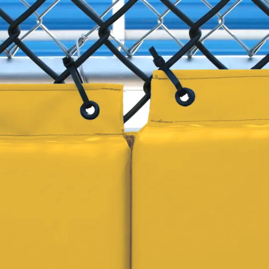 Nissen EnviroSafe 2' x 6' Backstop Padding for Baseball/Softball Fields - Yellow