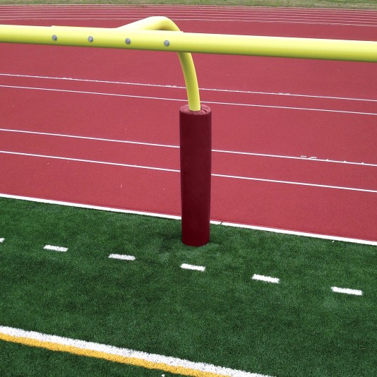 Nissen 6' Stadium Goal Post Padding (6" Diameter) - Maroon