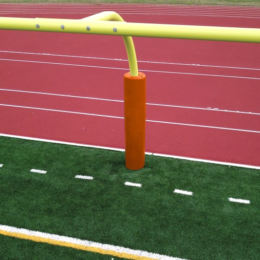 Nissen 6' Stadium Goal Post Padding (6" Diameter) - Orange