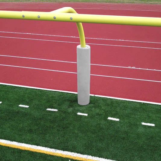 Nissen 6' Stadium Goal Post Padding (6" Diameter) - White