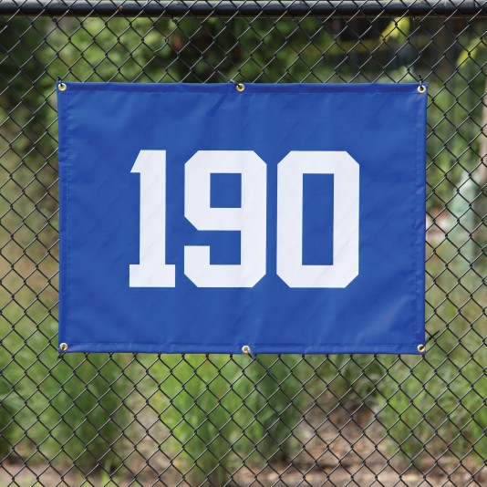 27" x 36" Customizable Horizontal Outfield Distance Marker For Baseball Fields
