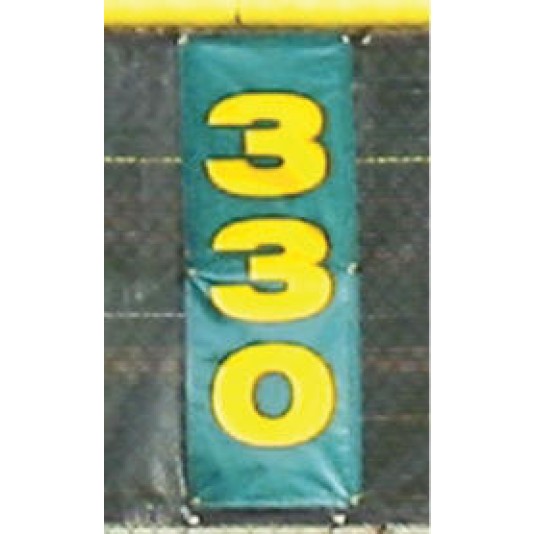 56" x 20" Customizable Vertical Outfield Distance Marker For Baseball Fields