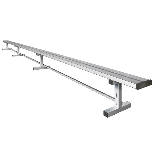 CoverSports 15' Portable Metal Outdoor Team Bench with Back (Default)