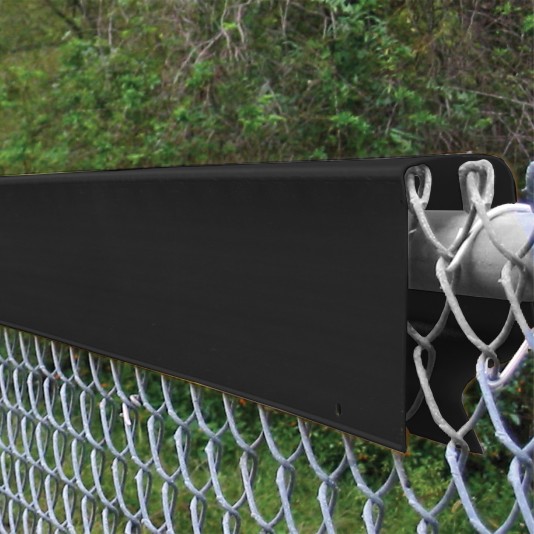 Black Safety Top Cap (5 Pack) 8' Lengths with Hog Rings Included